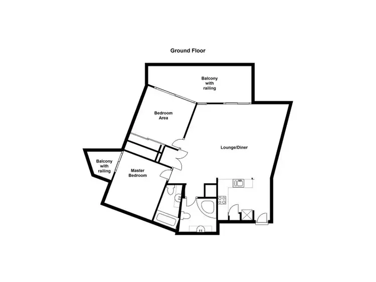 Floorplan of Homely apartment listing, 14/540 Queen Street, Brisbane City QLD 4000