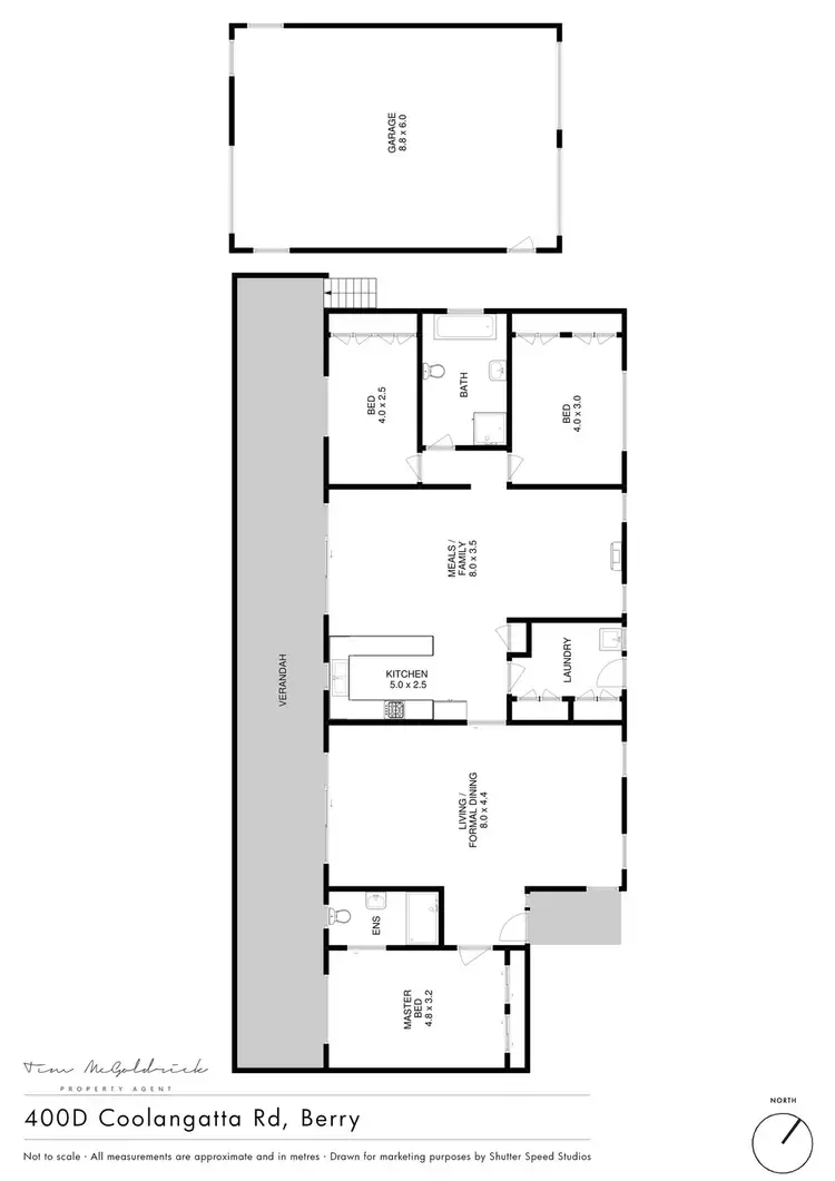 Floorplan of Homely house listing, 400D Coolangatta Rd, Berry NSW 2535