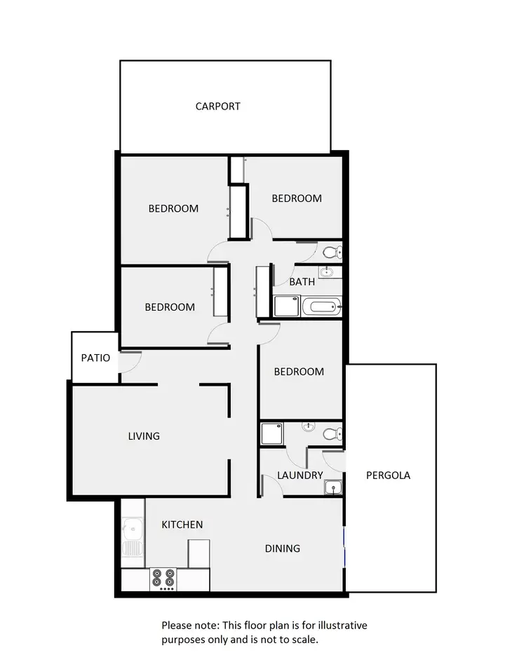 Floorplan of Homely house listing, 13 Wren Place, Dubbo NSW 2830
