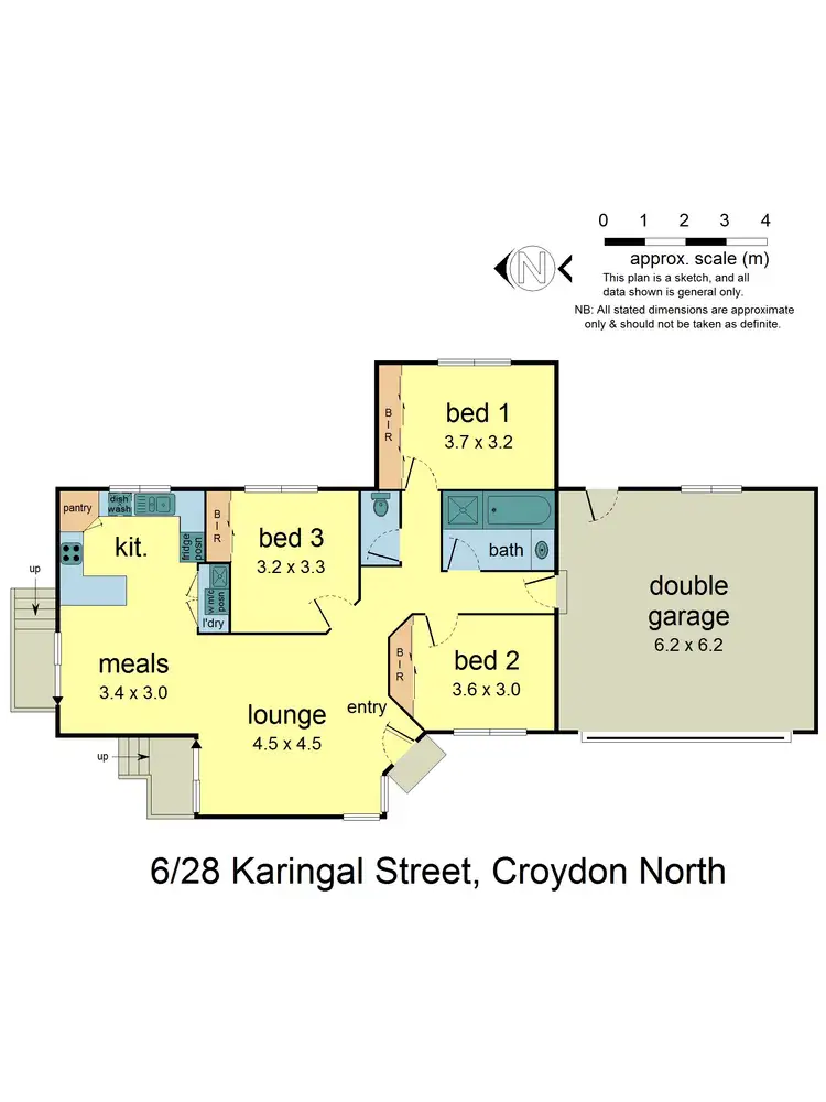 Floorplan of Homely unit listing, 6/28 Karingal Street, Croydon North VIC 3136