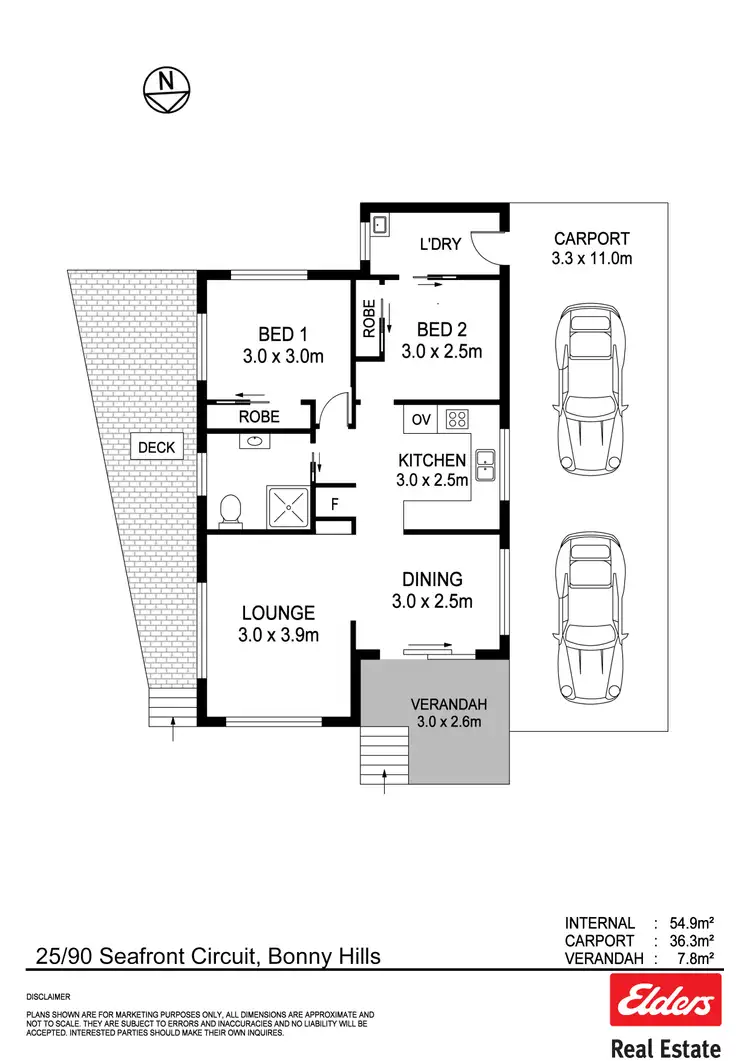 Floorplan of Homely house listing, 25/90 Seafront Circuit, Bonny Hills NSW 2445