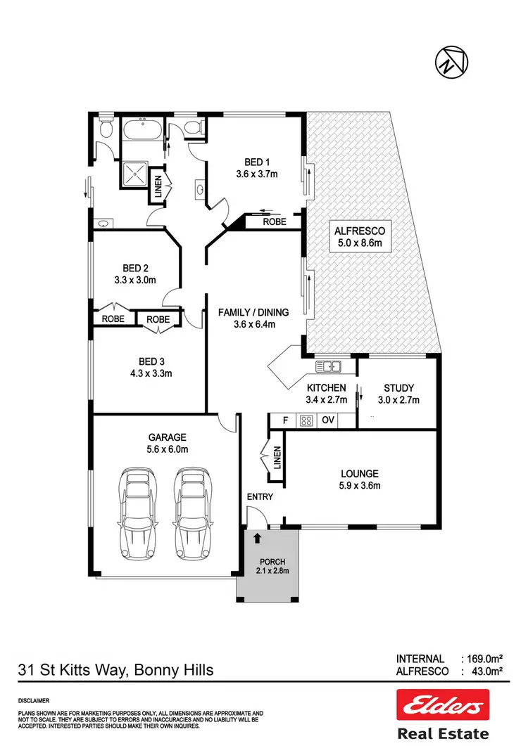 Floorplan of Homely house listing, 31 St Kitts Way, Bonny Hills NSW 2445