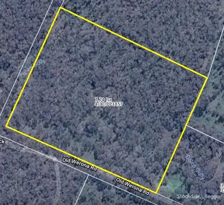 Floorplan of Homely land listing, Lot 4, 100 Old Werona Road, Kooroocheang VIC 3364