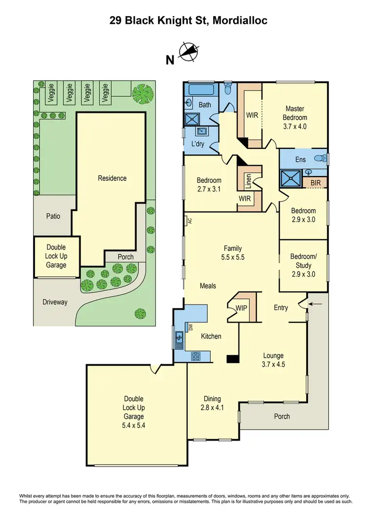 Floorplan of Homely house listing, 29 Black Knight Street, Mordialloc VIC 3195