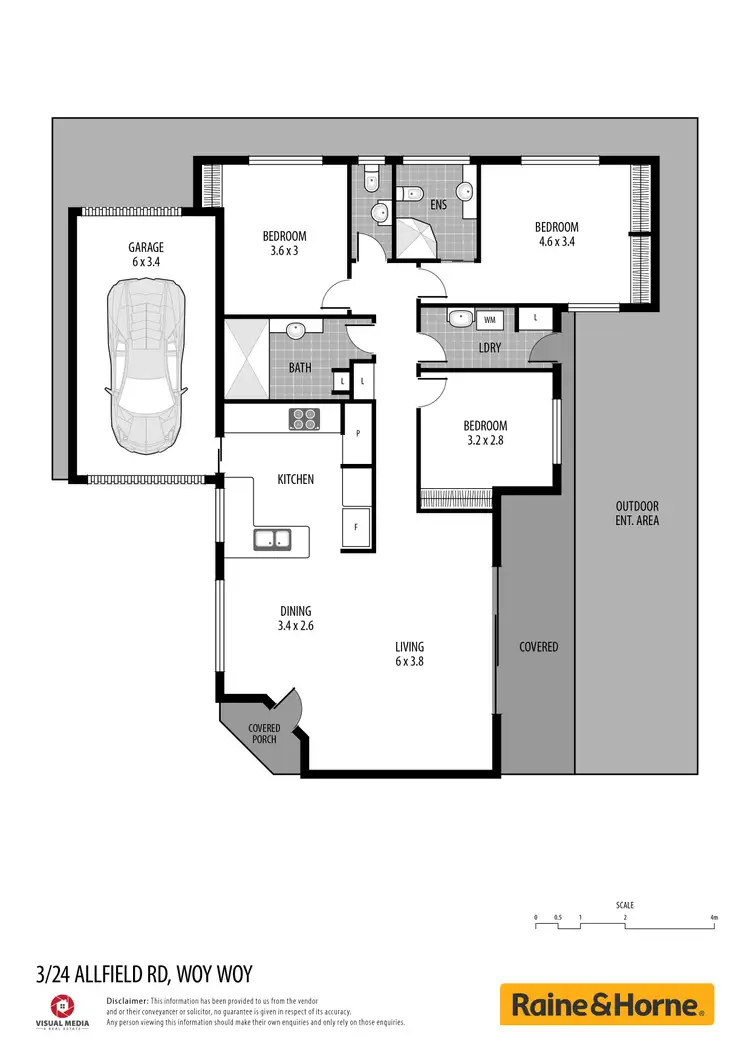 Floorplan of Homely villa listing, 3/24 Allfield Road, Woy Woy NSW 2256