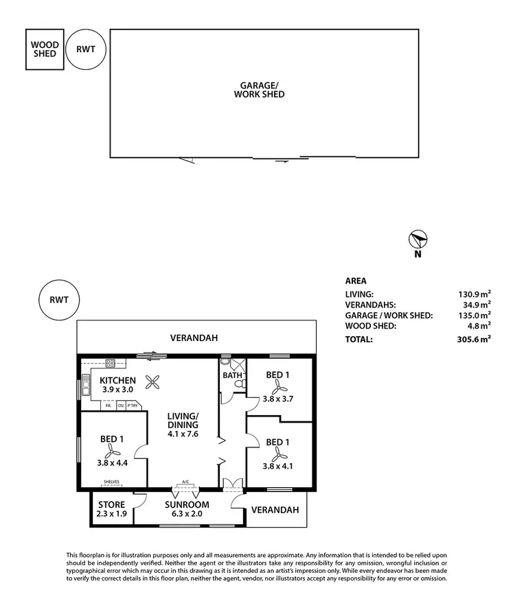 Floorplan of Homely house listing, 173 Princes Highway, Tailem Bend SA 5260
