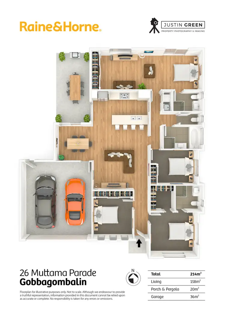 Floorplan of Homely house listing, 26 Muttama Parade, Gobbagombalin NSW 2650
