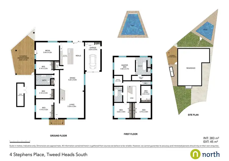 Floorplan of Homely house listing, 4 Stephen Place, Tweed Heads South NSW 2486