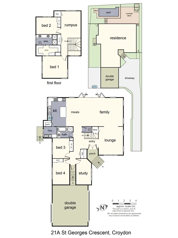 Floorplan of Homely house listing, 21A St Georges Crescent, Croydon VIC 3136