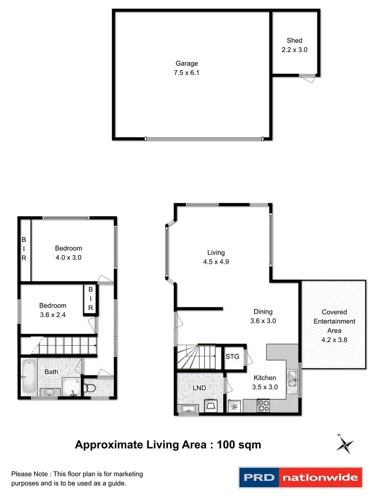 Floorplan of Homely house listing, 1/29 McGough Street, Glenorchy TAS 7010