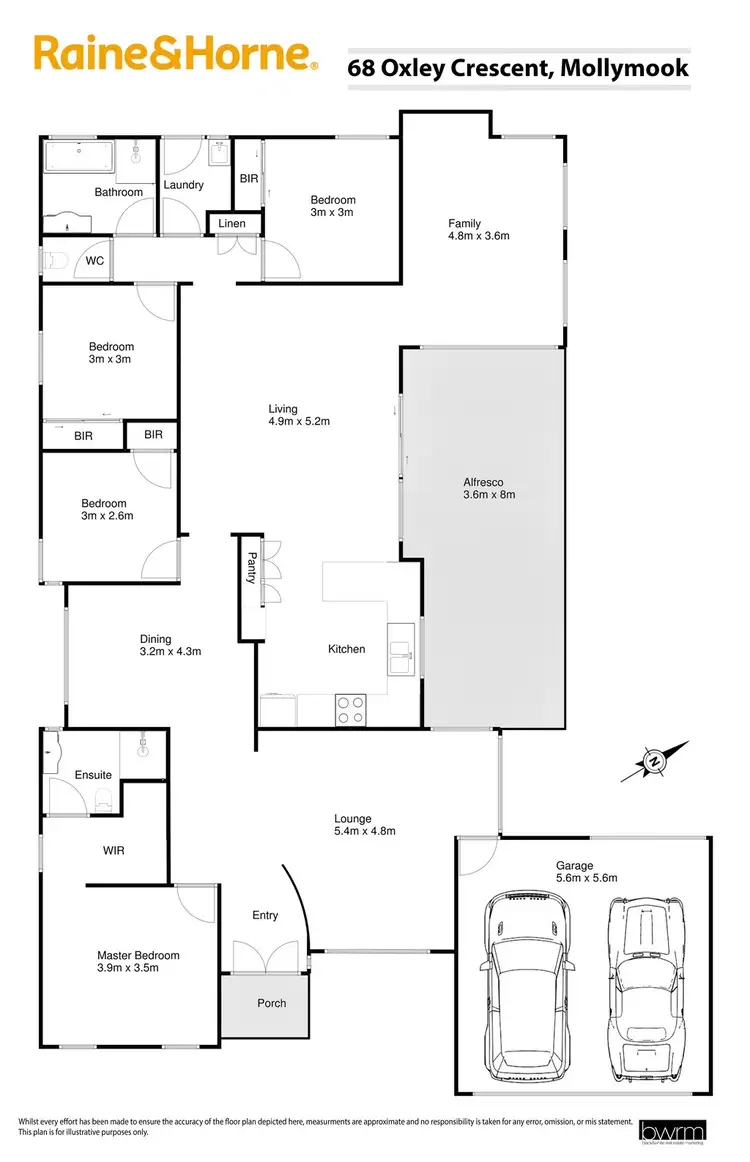 Floorplan of Homely house listing, 68 Oxley Crescent, Mollymook Beach NSW 2539