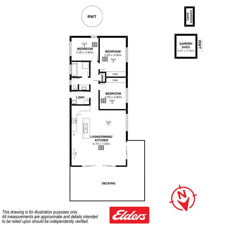 Floorplan of Homely house listing, 207 WATERPORT ROAD, Port Elliot SA 5212