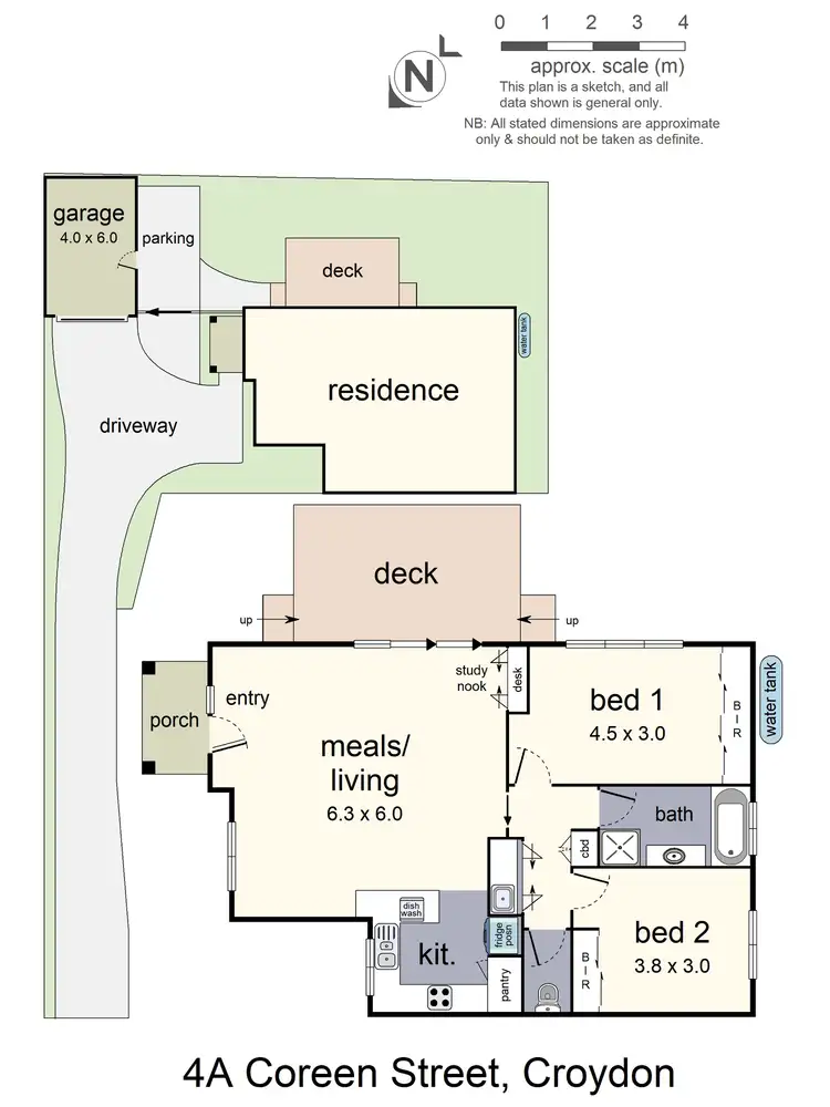 Floorplan of Homely house listing, 4A Coreen Street, Croydon VIC 3136