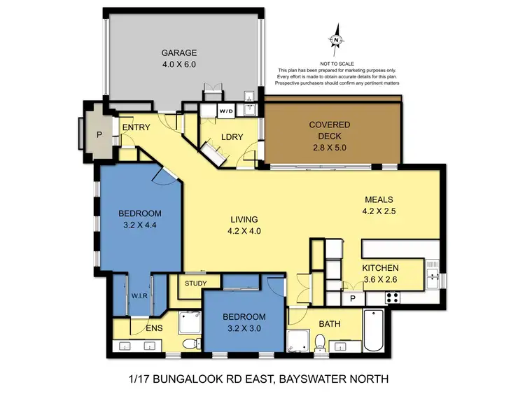 Floorplan of Homely unit listing, 1/17 Bungalook road, Bayswater North VIC 3153