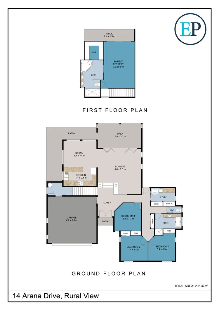 Floorplan of Homely house listing, 14 Arana Drive, Rural View QLD 4740