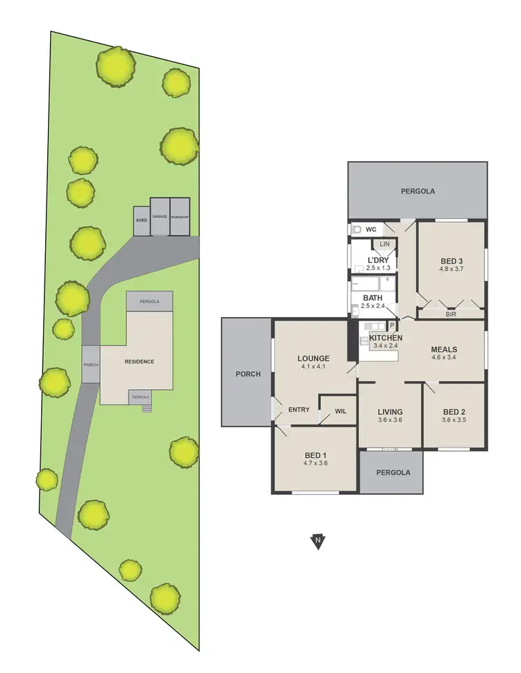 Floorplan of Homely house listing, 9 Ridge Road, Whittlesea VIC 3757