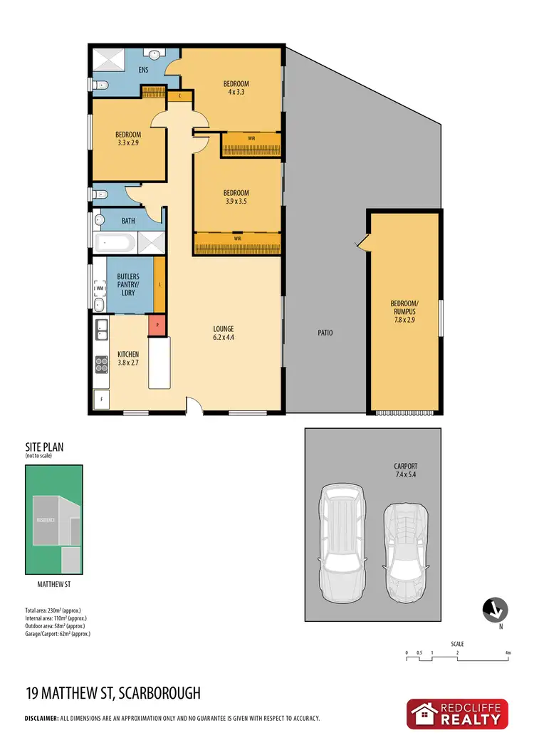 Floorplan of Homely house listing, 19 Matthew Street, Scarborough QLD 4020
