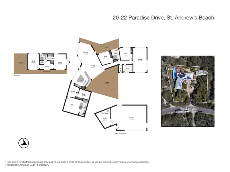 Floorplan of Homely house listing, 20-22 Paradise Drive, St Andrews Beach VIC 3941