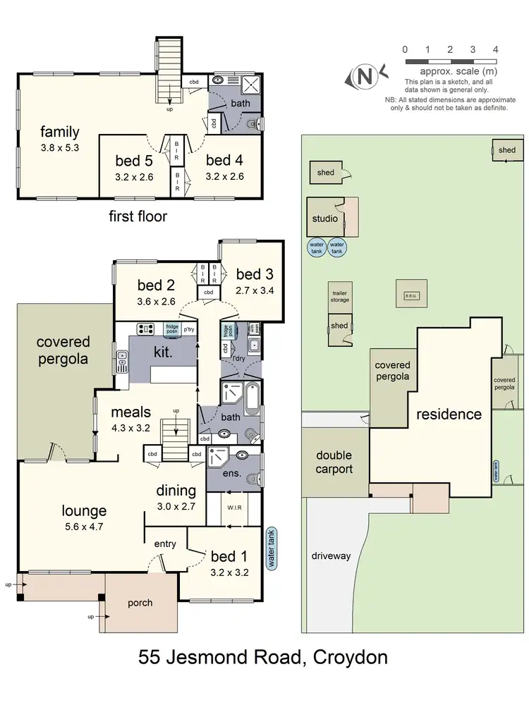 Floorplan of Homely house listing, 55 Jesmond Road, Croydon VIC 3136