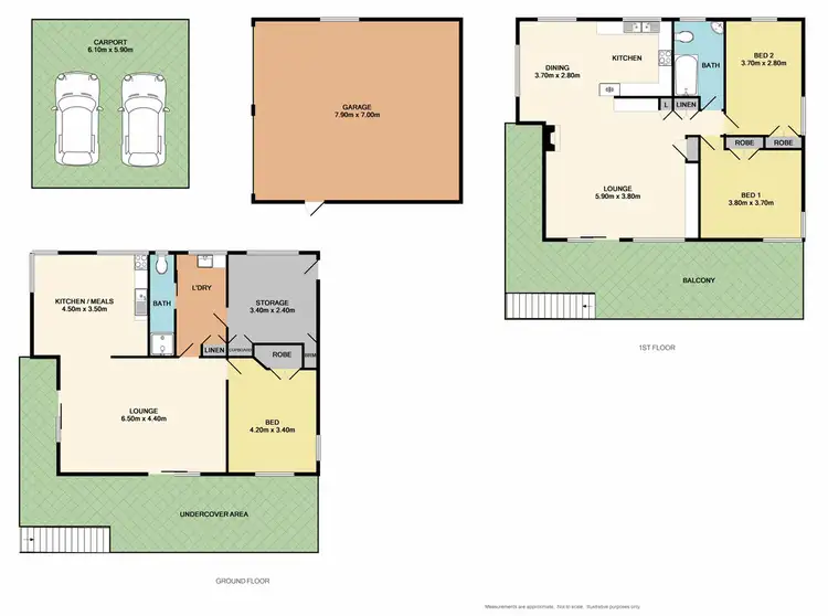 Floorplan of Homely house listing, 623 Lake Mokoan Road, Chesney Vale VIC 3725