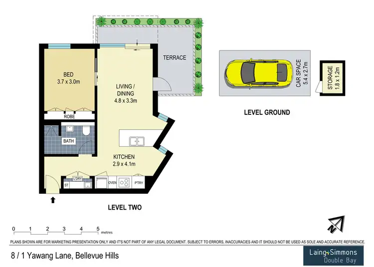 Floorplan of Homely apartment listing, 8/1 Yawang Lane, Bellevue Hill NSW 2023