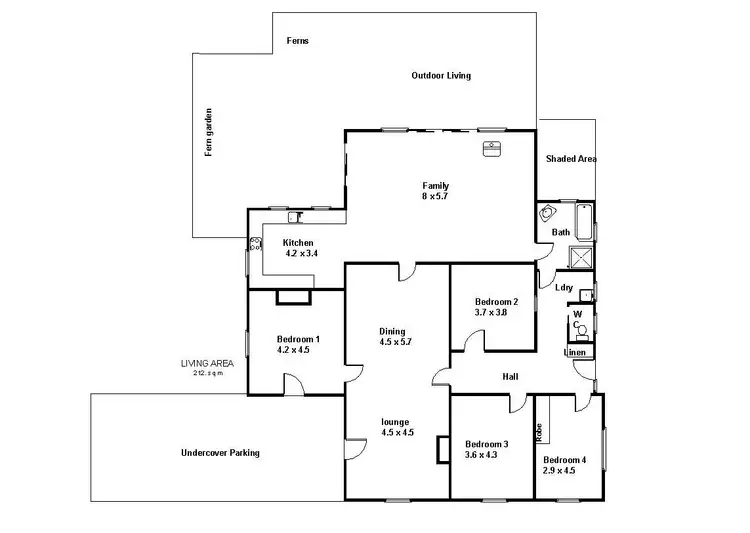 Floorplan of Homely house listing, 204 Twentyfirst Street, Renmark SA 5341