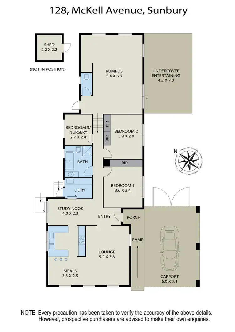 Floorplan of Homely house listing, 128 Mckell Avenue, Sunbury VIC 3429