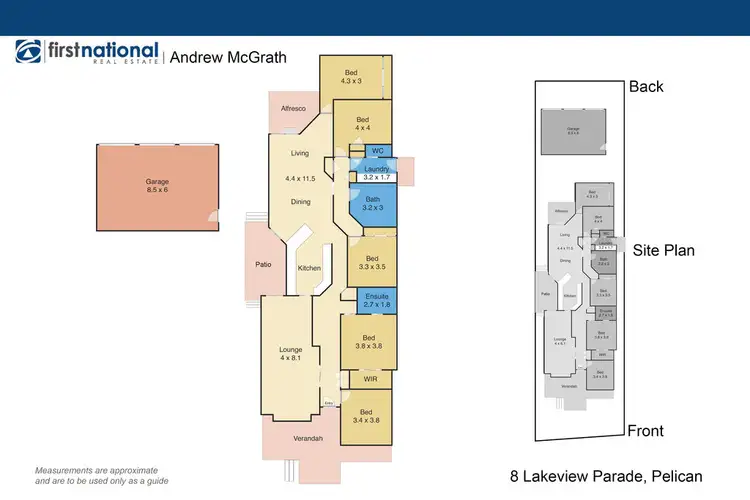 Floorplan of Homely house listing, 8 Lakeview Parade, Pelican NSW 2281