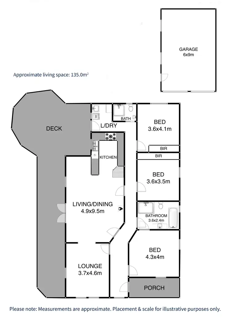 Floorplan of Homely house listing, 10 Crofton Court, Huonville TAS 7109