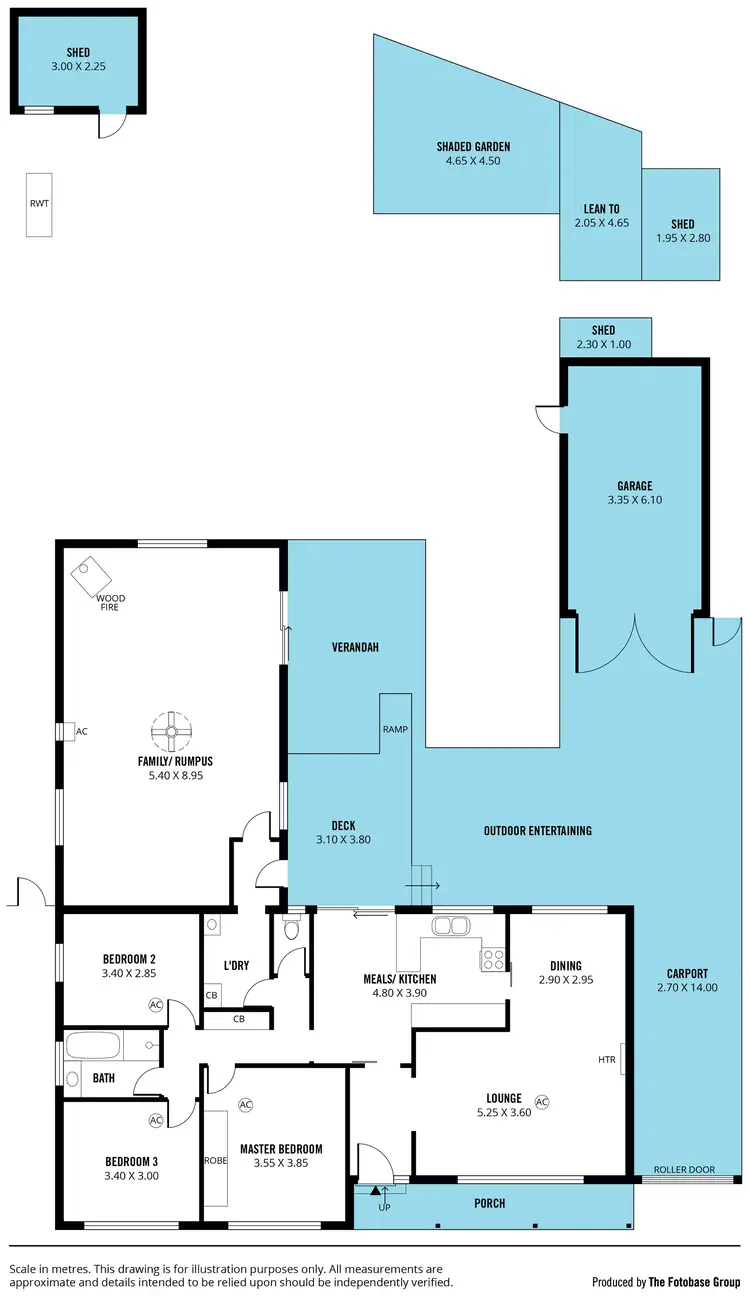 Floorplan of Homely house listing, 14 Amanda Way, Morphett Vale SA 5162