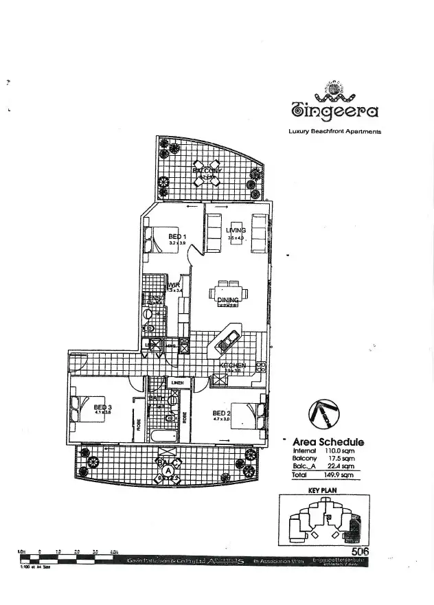 Floorplan of Homely unit listing, 506/239 Esplanade, Pialba QLD 4655