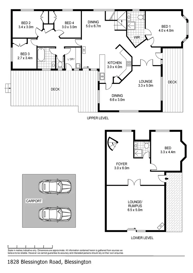 Floorplan of Homely house listing, 1828 Blessington Road, Blessington TAS 7212