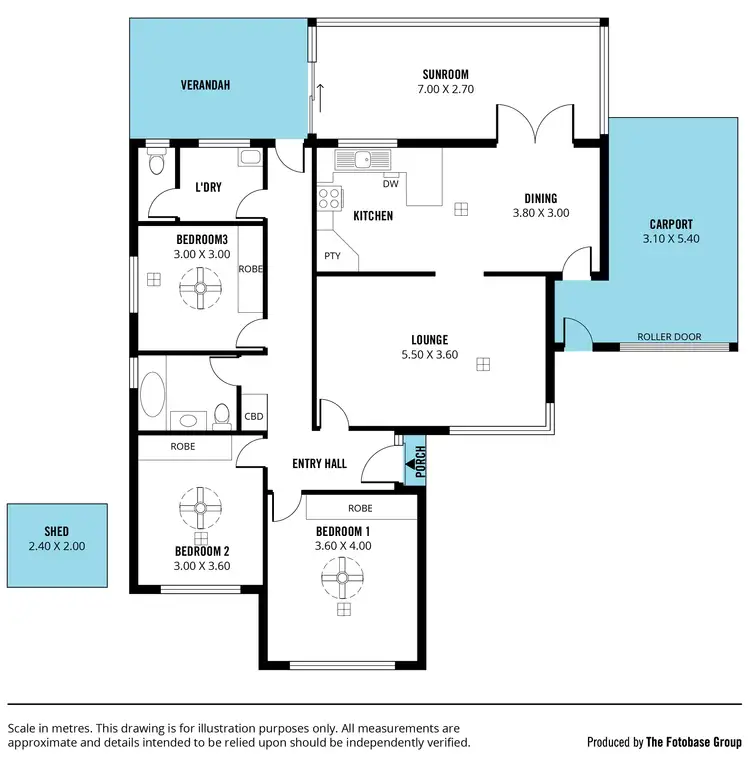 Floorplan of Homely house listing, 21 Norfolk Road, Marion SA 5043
