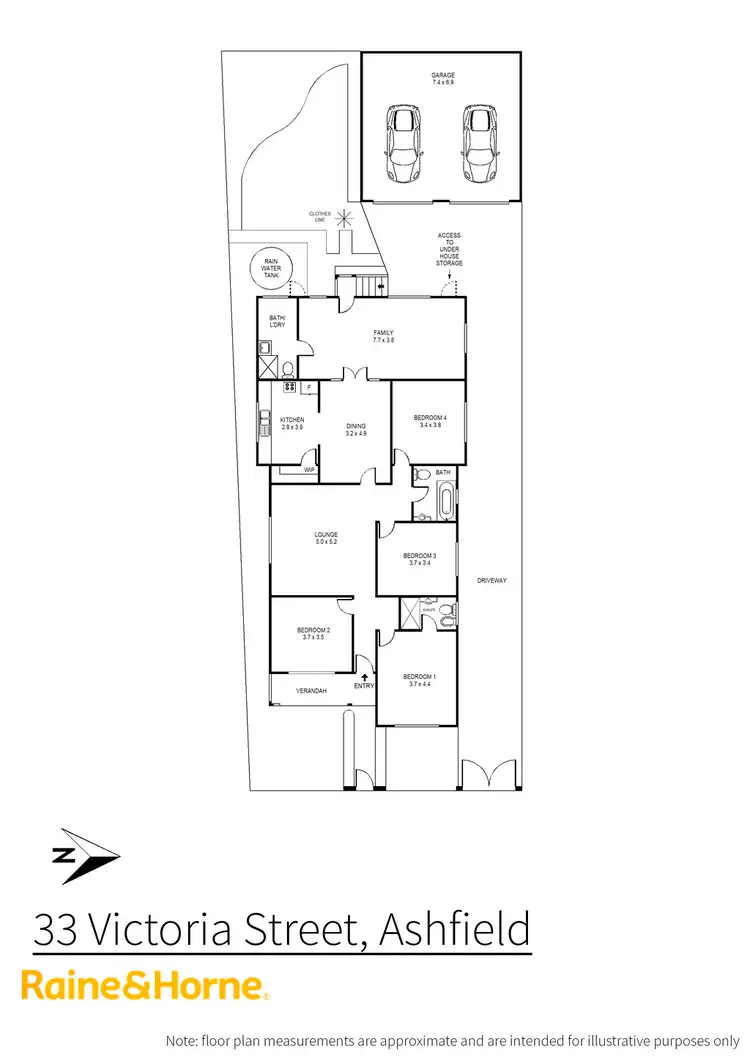 Floorplan of Homely house listing, 33 Victoria Street, Ashfield NSW 2131