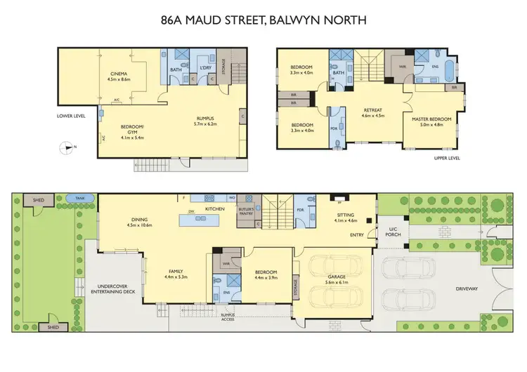 Floorplan of Homely house listing, 86A Maud Street, Balwyn North VIC 3104