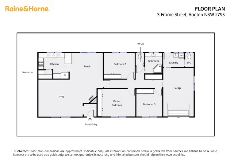 Floorplan of Homely house listing, 3 Frome Street, Raglan NSW 2795
