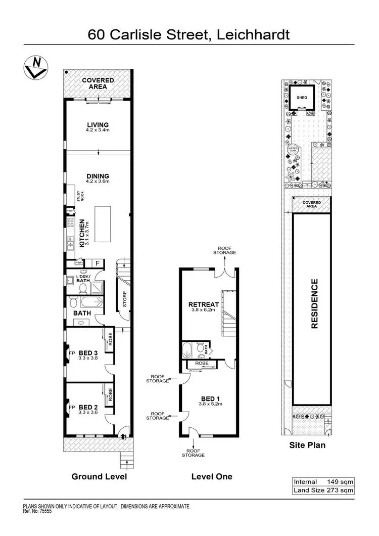 Floorplan of Homely house listing, 60 Carlisle Street, Leichhardt NSW 2040