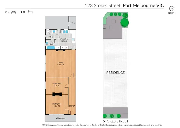 Floorplan of Homely house listing, 123 Stokes Street, Port Melbourne VIC 3207