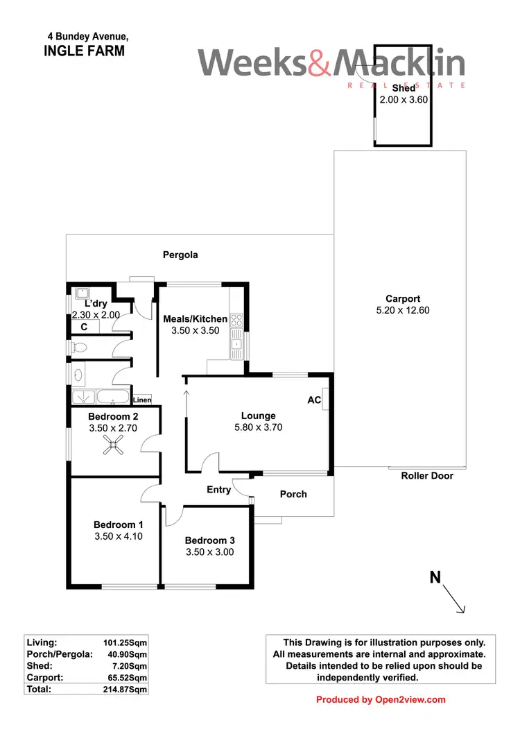 Floorplan of Homely house listing, 4 Bundey Avenue, Ingle Farm SA 5098