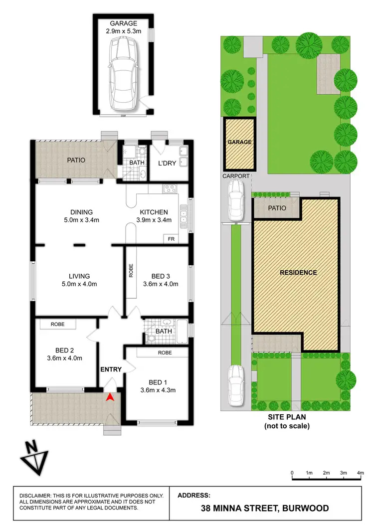 Floorplan of Homely house listing, 38 Minna Street, Burwood NSW 2134
