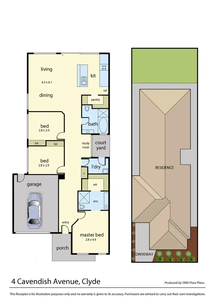 Floorplan of Homely house listing, 4 Cavendish Avenue, Clyde VIC 3978