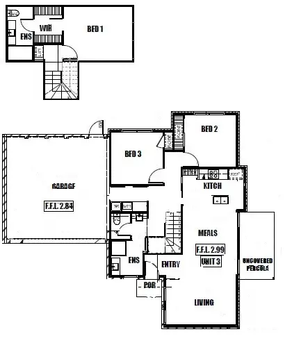 Floorplan of Homely unit listing, 3/24 Rayner Street, Altona VIC 3018
