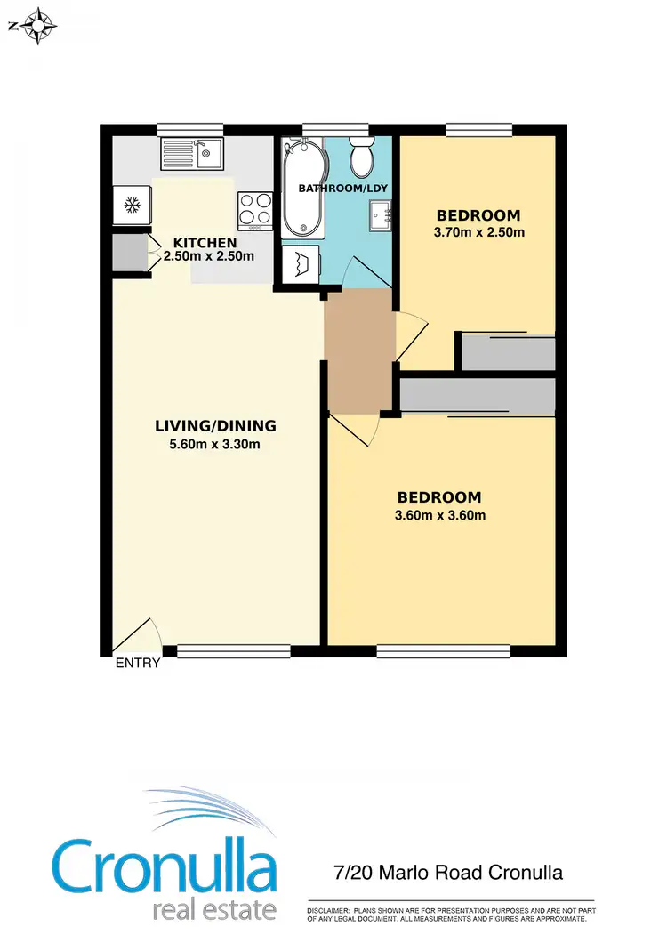 Floorplan of Homely apartment listing, 7/20 Marlo Rd, Cronulla NSW 2230