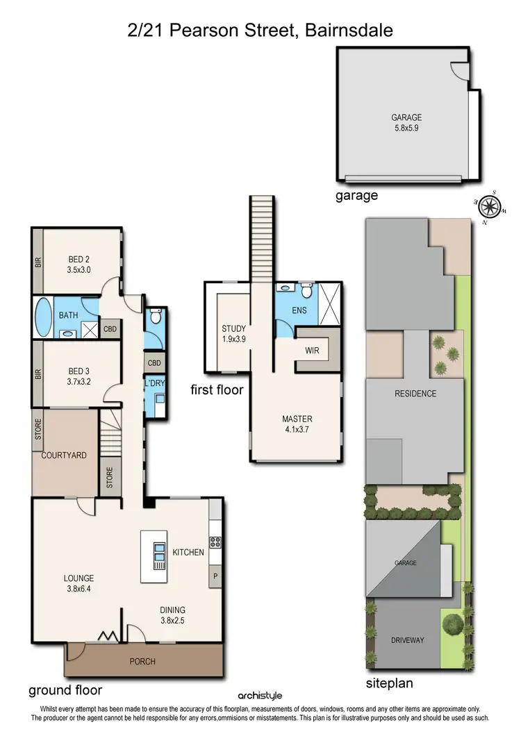 Floorplan of Homely house listing, 2/21 Pearson St, Bairnsdale VIC 3875