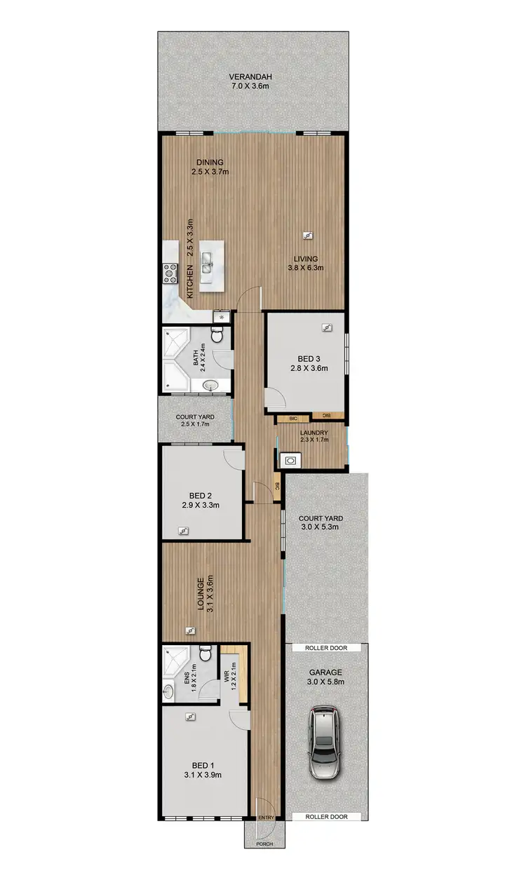 Floorplan of Homely house listing, 60A Hamilton Road, Athol Park SA 5012