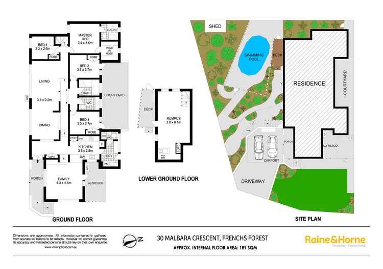 Floorplan of Homely house listing, 30 Malbara Crescent, Frenchs Forest NSW 2086