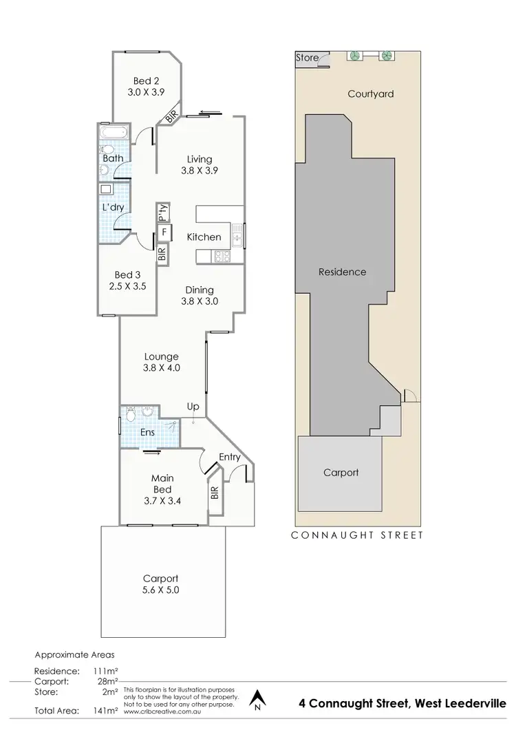 Floorplan of Homely house listing, 4 Connaught Street, West Leederville WA 6007