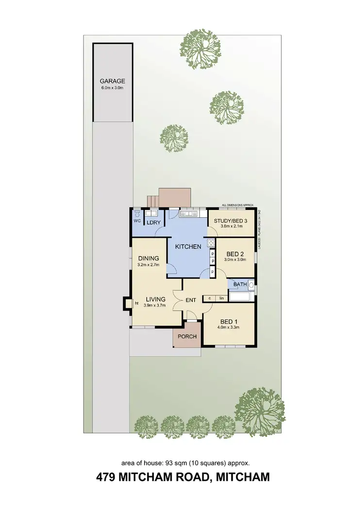 Floorplan of Homely house listing, 479 Mitcham Road, Mitcham VIC 3132