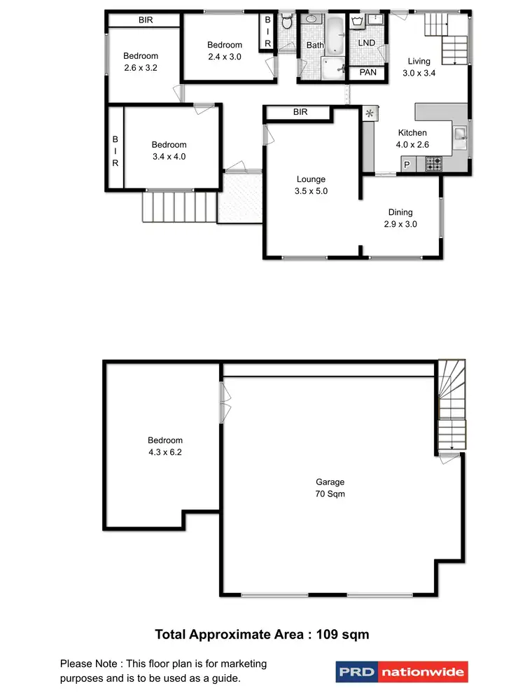 Floorplan of Homely house listing, 6 Simpson Place, Rosetta TAS 7010
