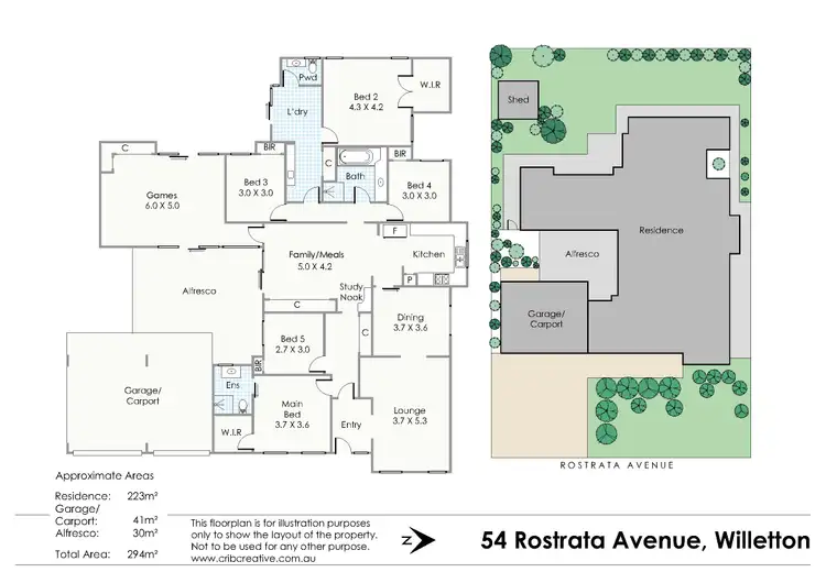 Floorplan of Homely house listing, 54 Rostrata Avenue, Willetton WA 6155